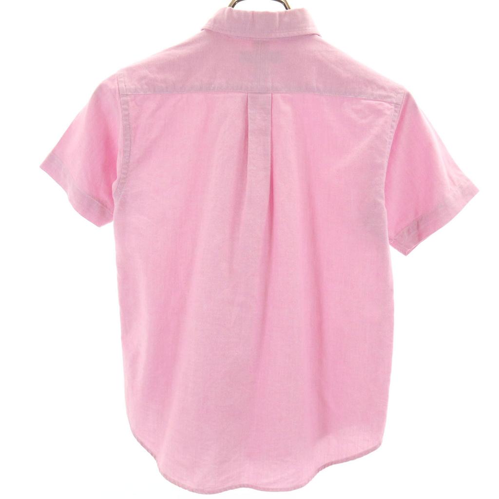 Ralph Lauren Short Sleeve Button Down Shirt 150 Pink Kid's Used