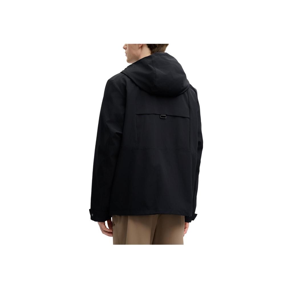 New FILA Jackets Coats Men's Jet Black F11M518706F-BK