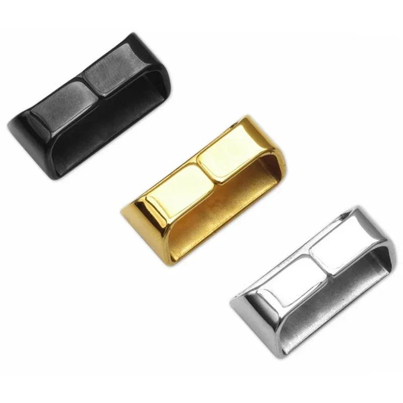 Stainless Steel Band Locker Ring for Seiko Band Holder Loop for Casio Metal Belt Rings for GW9300 GA700 Rings