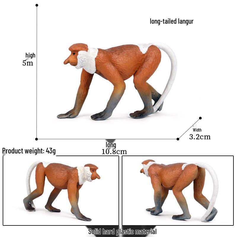 Cross-Border Animal Model: Children's Cognitive Gorilla and Monkey Ornaments