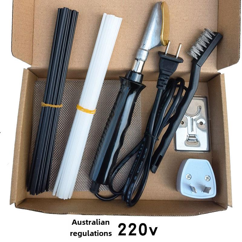 Electric Soldering Iron for Car Bumper Repair: Plastic Crack Welding and Auto Maintenance Tool Kit