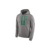Nike Celtics Kyrie 11 Letter Print American Casual Hoodie Moletom masculino com capuz Cinza 929265-063