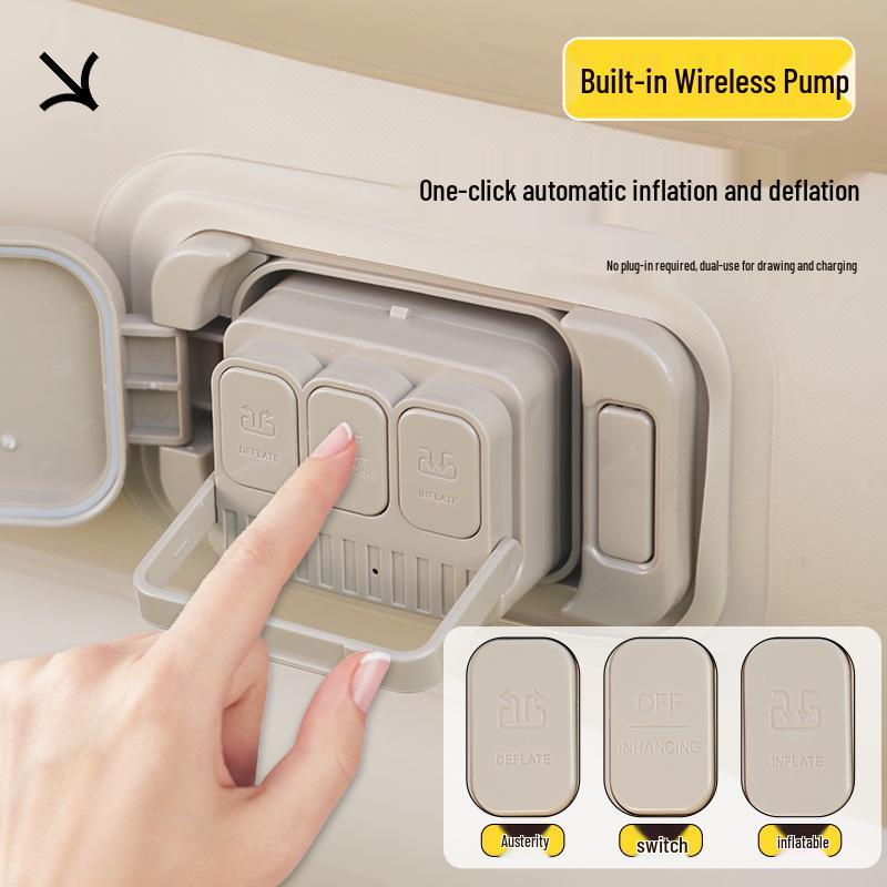 Lightweight Inflatable Double Camping Mattress: Compact, Comfortable Outdoor Tent Bed