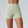 Wharton Women's Quick-Dry Sports Running Shorts - Breathable, V-Waist, Peach Hip Design