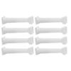 8PCS Roman Pillars Vintage Plastic Column for Multi Layer Cake Support Miniature Landscape Decoration