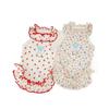 Summer Cooling Pet Cooling Dress Thin Material Simple Design Pet Skirt Love Heart Print Tank Top Style Dog Clothes Summer Season