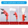 Universal Clamps For Multi-Angle Paint Brush Extender Paint Edger Tool For Wall High Ceilings Trim Edges Corner Painting