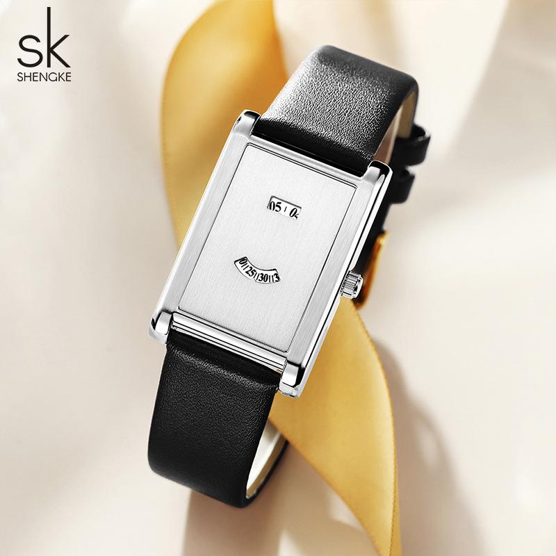 Watch Male And Female Gender Couple Watch Waterproof Creative Belt Quartz Watch Watch Female Watch