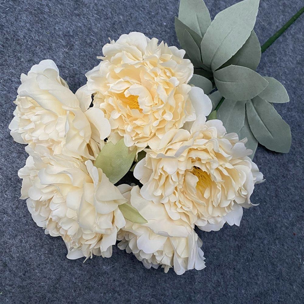 

Многоцветный Искусственный Цветок Пион Шелковые Лепестки Имитация Цветочного Букета Свадебные Букеты шампанского