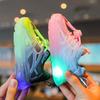 Breathable Baby Boy Sport Shoes with Soft Soles & Flashing Lights - Lace-Up Luminous Sneakers for Girls & Toddlers