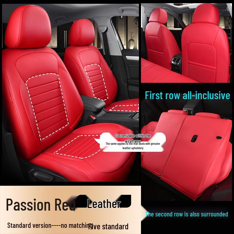 

Индивидуальный чехол для автомобильного сиденья Lingdu - Всесезонный, износостойкая кожа, полный обхват для пятиместного автомобиля. Leather (Rear Semi-Covered)