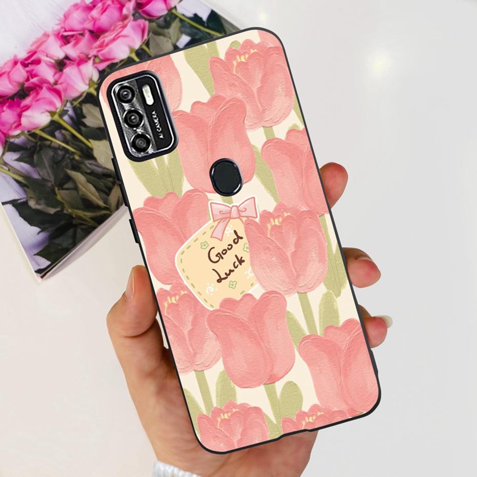 Lovely Case For ZTE Blade A7s 2020 / Optus X Pro / Telstra Evoke Plus 2 Black Silicon Soft Cases Cover For Zte A7s (2020) A7020