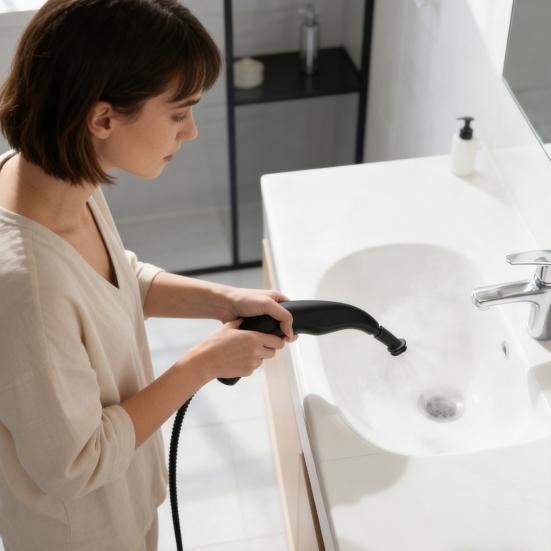 Steam Cleaner Rapid Heating Multifunctional Nozzles with Temperature Control Anti-Scald Protection Large