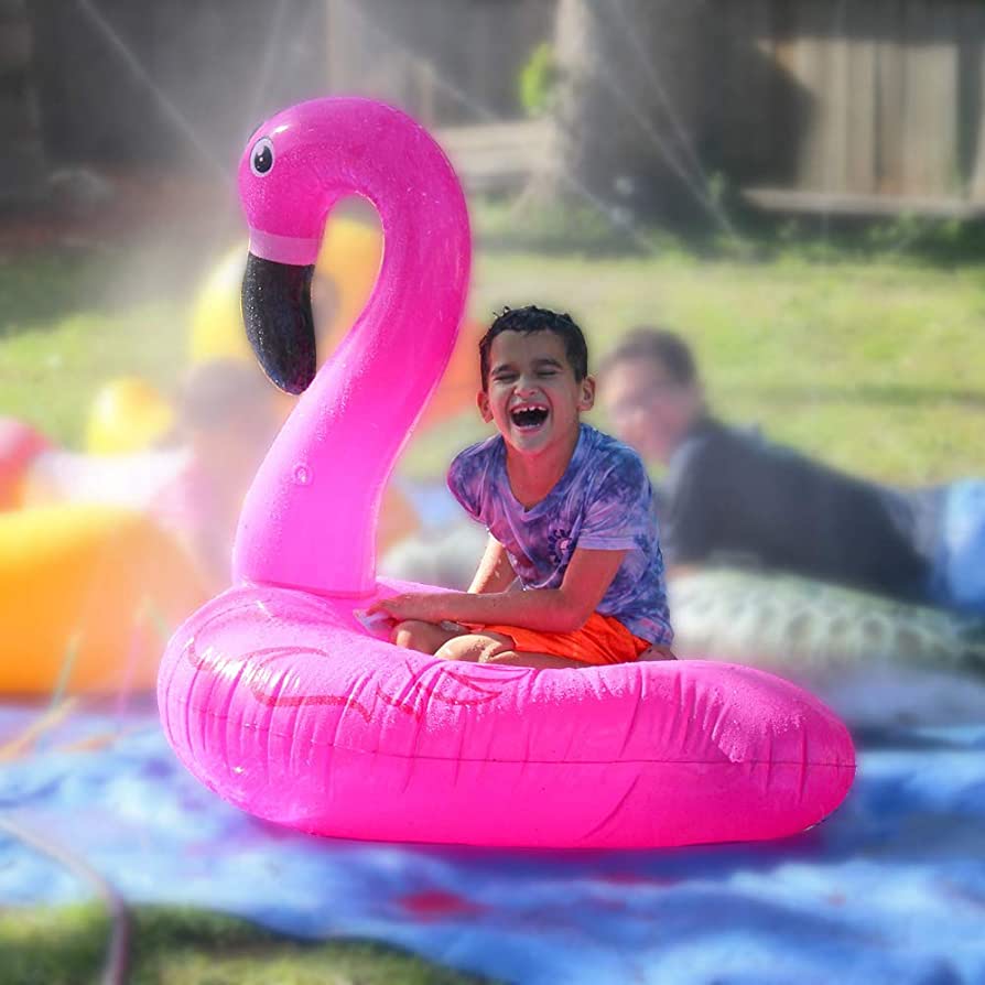2648 PINK FLAMINGO SWIM RING FOR CHILDREN
