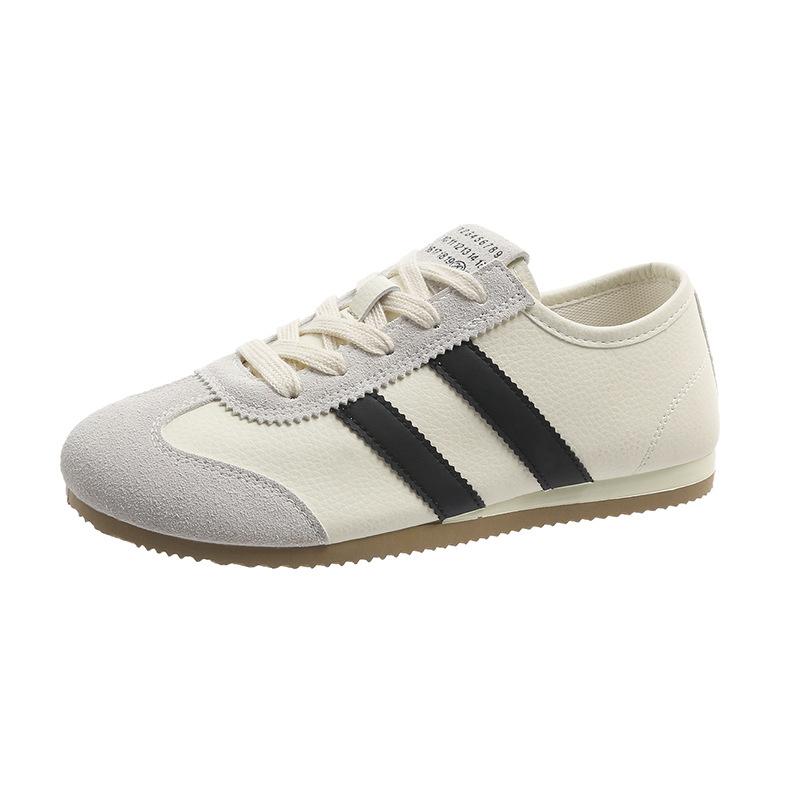 

Yellow Forrest Gump shoes women s shoes 2025 new popular spring and autumn flat-bottomed German training shoes versatile sports and leisure board 40 бежевый