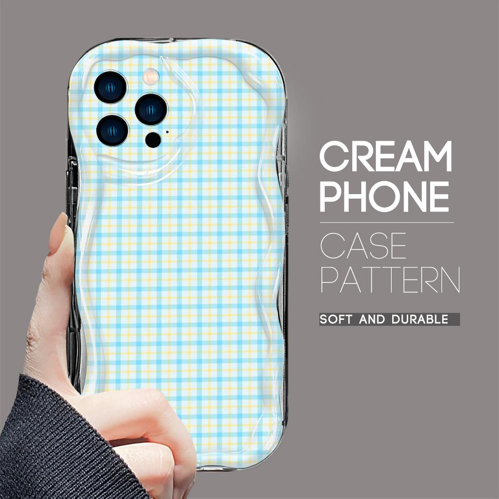 

Для iPhone 16 15 14 13 12 Pro Max Samsung S24 Ultra S23 S22 Plus Redmi Note 13 Pro Lattice Collection кремовая текстура мягкий силиконовый чехол для телефона Samsung S23 FE чёрный