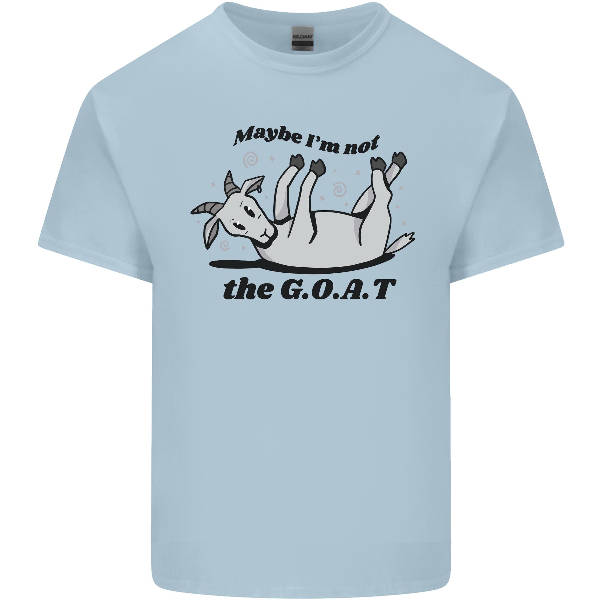 Funny Maybe Im Not the GOAT Farming Unisexs Light Cotton TShirt S