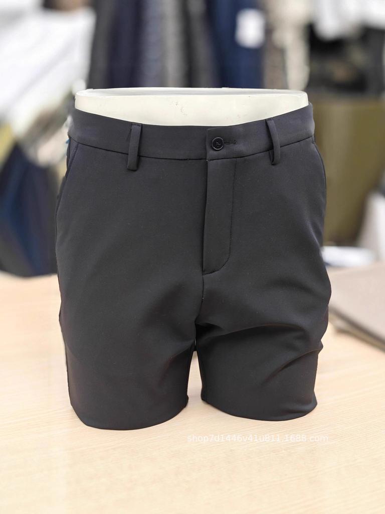 Men's Elastic Slim Fit Casual Pants: Versatile, Plus Size, Straight-Leg Trousers for Spring and Autumn 2025.