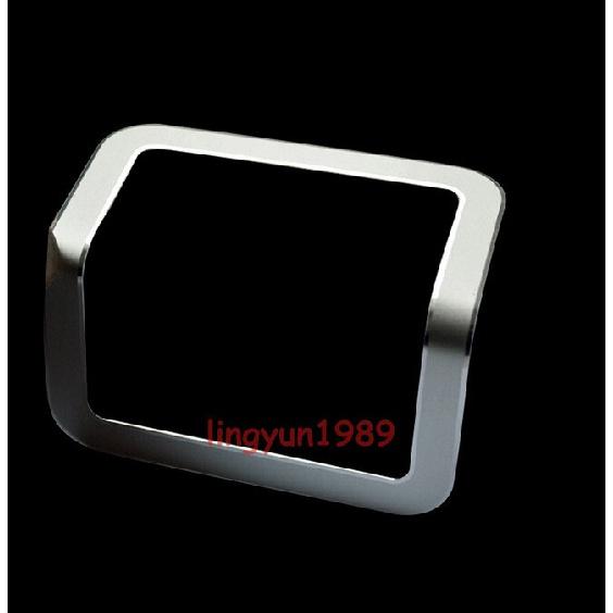 For Benz GL GLE GLS ML 2013-2019 Stainless Trunk Warning Light Button Frame Trim