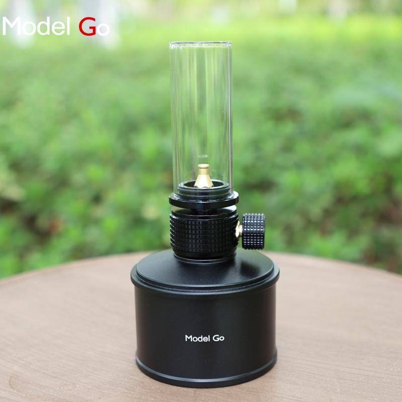 Camping gas light small gas tank Picnic retro decorative ambiance lighting Table gas light Outdoor ambiance Candle light