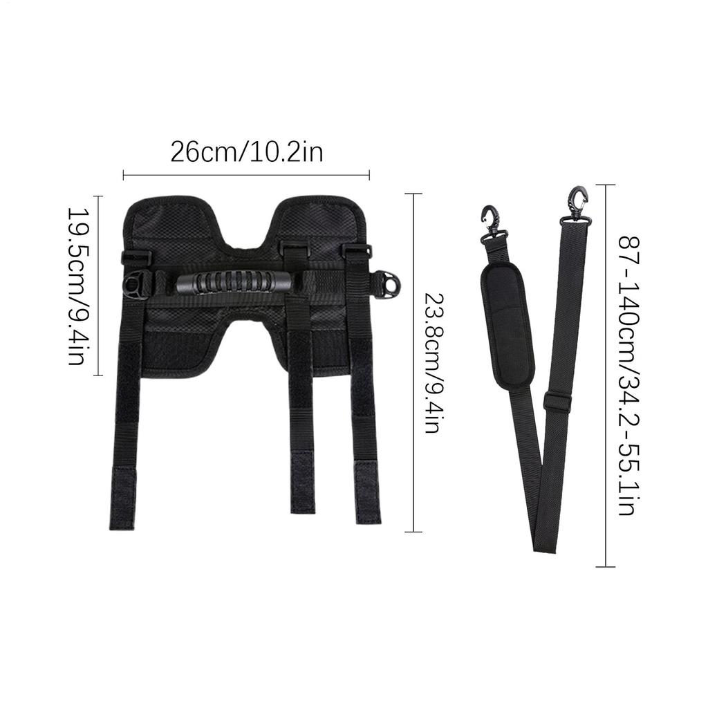 Scooter Strap Folding Bike Carrying Supplies Balance Bike Carry Handle For Travelers Riders Bikers Cyclists Daily Commute Upon