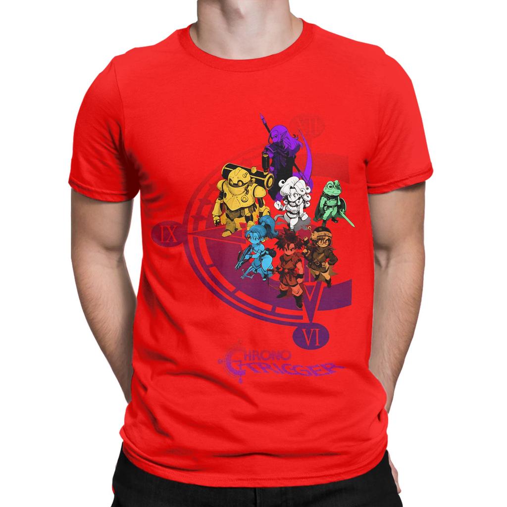 Chrono Trigger Tribute Stylized Funny Graphic 100 Cotton TShirt Chrono Trigger Tees Tops For Unisex