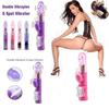 Rabbit Sex Tool Vibrating Retractable Vibrator for Women Rotation Dildo G Spot Sex Toy
