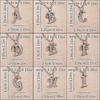 Shiny Rhinestone A-Z Letters Necklace Alphabet Initial Pendant Women Men English Letter Trendy Jewelry Gift
