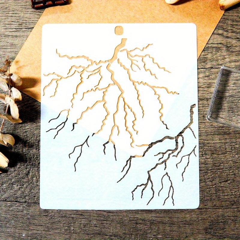 

1pc Reusable Plastic Branches Templates - Create Stunning DIY Decorations for Greeting Cards, Scrapbooking, and Embossing - Perfect for Birthday 1pc