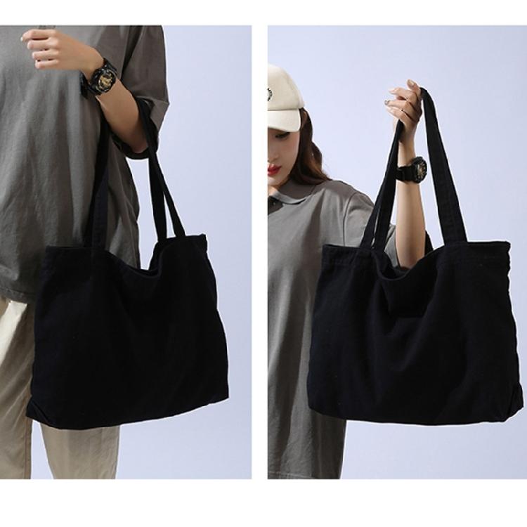 Shopping Shoulder Bag Large Capacity Hobo Bags Women Girl Canvas Tote Bag