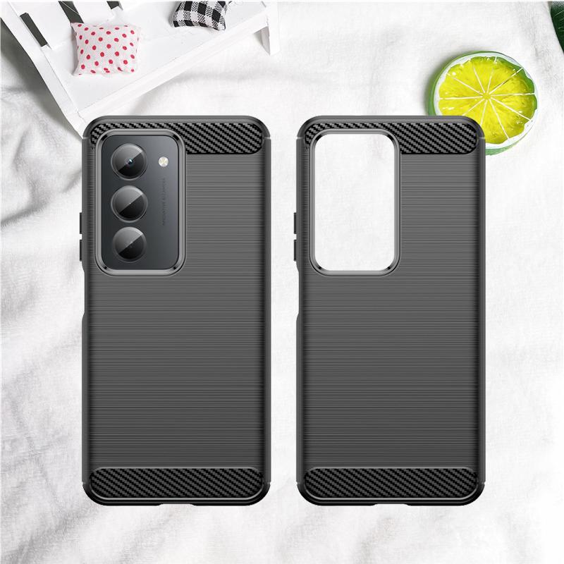 For Redmi 15 5G Case Cover Xiaomi Redmi 15 5G Capas Shockproof Armor Bumper Carbon Fibre Back TPU Soft Cover Redmi 15 5G Fundas