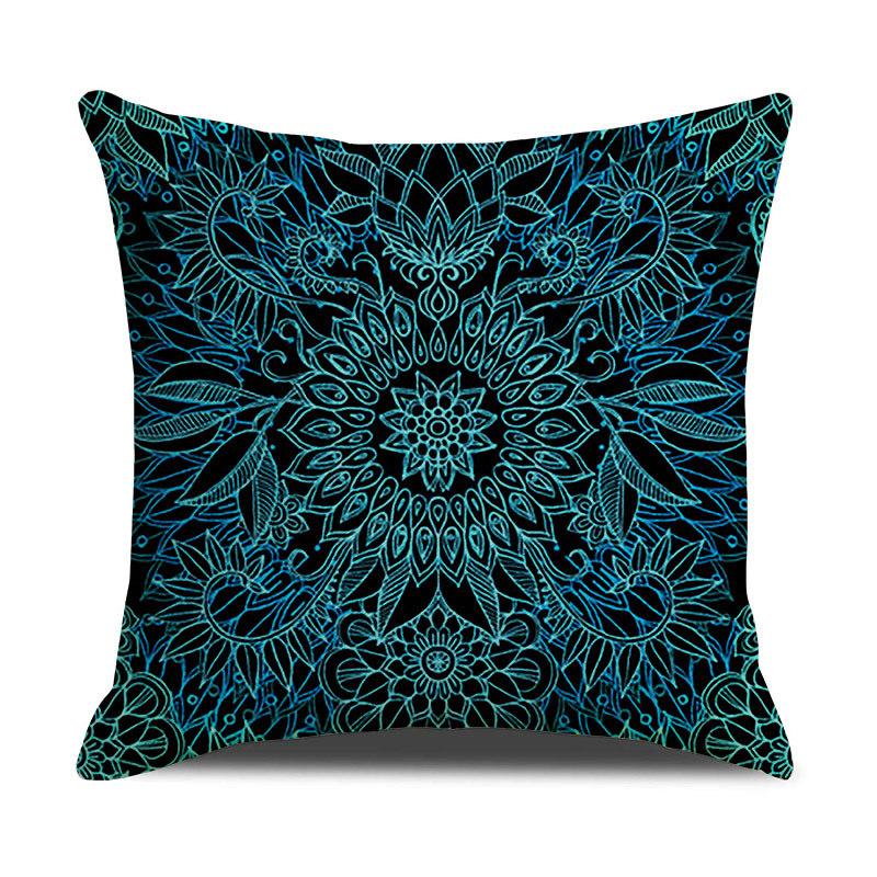 Pattern Printed Pillowcase Bedroom Sofa Cushion Cover Linen Pillowcase Geometric Nordic Style Side Sleeping
