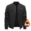 2025 Men's Spring/Autumn Baseball Jacket - Thick, Warm, Plus Size Outerwear