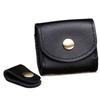 Waterproof Leather Data Cable Storage Box Solid Color Mini Coin Purse Headphone Bag  Male