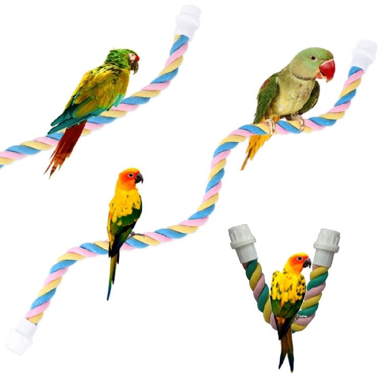 Parrot Climbing Rope U-shaped Pet Toy for Parrot, Parakeets Cockatiels, Conures