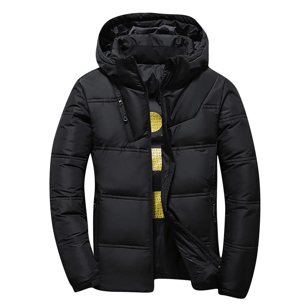 Men's And Winter New Fashion Contrast Color Loose Casual Jacket