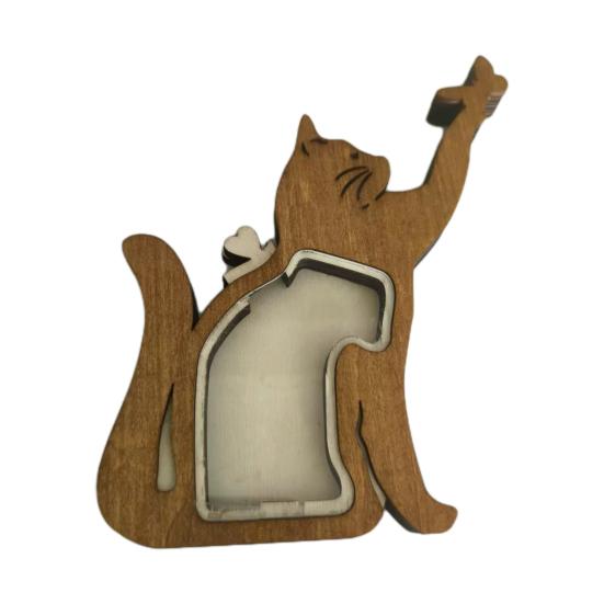 Cat Hair Keepsake Box Wooden Dog Hair Storage Box Pet