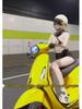 Retro 3C-Certified Unisex Motorcycle Helmet, All-Season 3/4 Design for Motorbike & Electric Bike