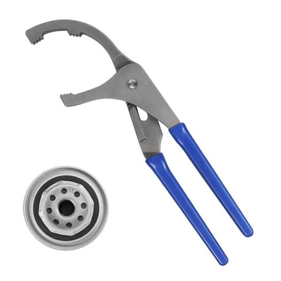 Yousheng 9/12-Inch Oil Filter Pliers Adjustable 44.5-95MM Oil Filter Wrench Heavy Duty Steel Oil Filter Removal Tools Car Accessories