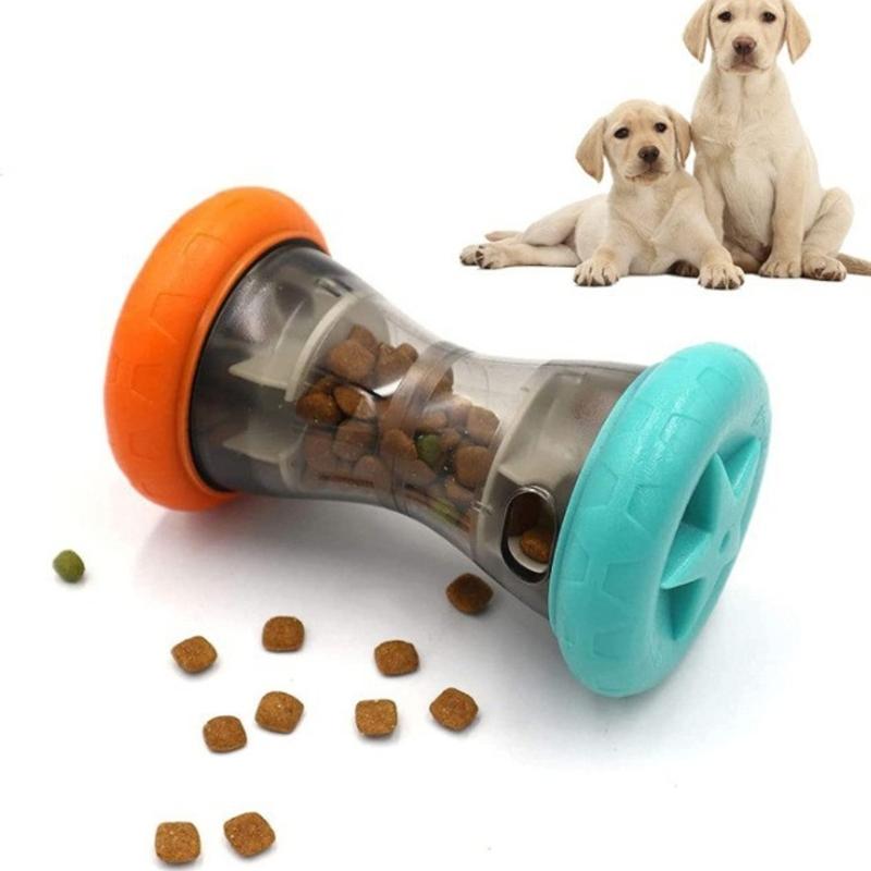 Durability Pet Puzzle Toy With Removable Part Fun Rolling Treat Ball Toy Pet Entertained Indoors And Outdoors