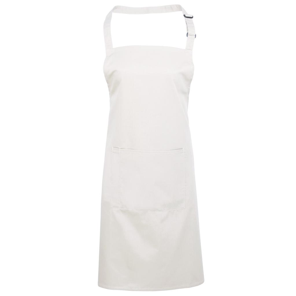 Premier Ladies/Womens Colours Bip Apron With Pocket / Workwear (Pack of 2)