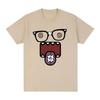 Fashion Kawaii Oversized Men T Shirt Pattern Y2K Cotton Print Round Neck Loose T-shirt Summer Women's Street Couple Tee Clothing