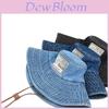 Denim Fisherman Hat With Wide Brim Sun Protection For Spring And Summer