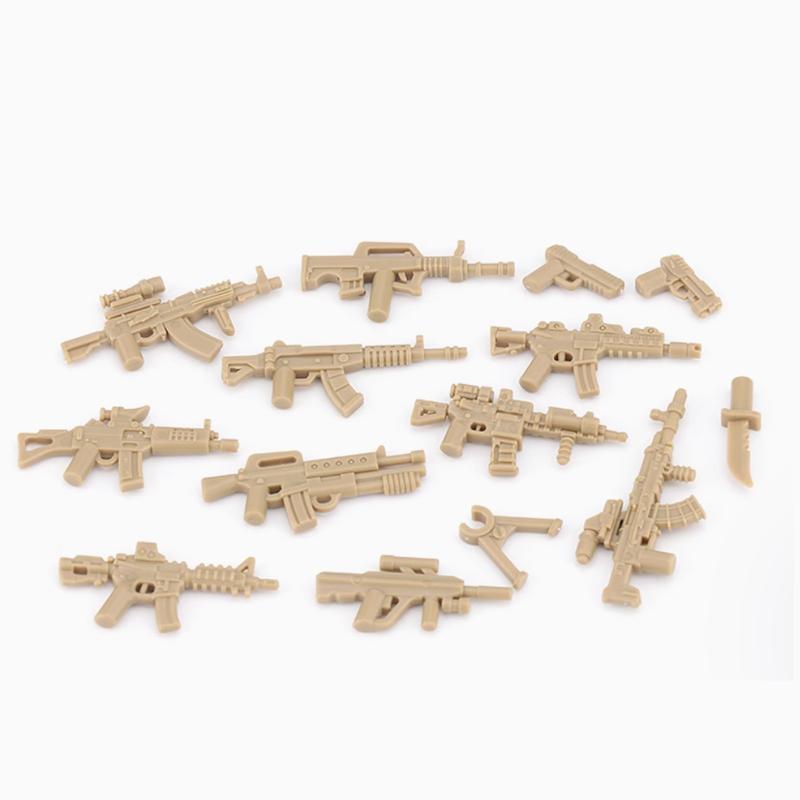 Armi Militari Figure di Motociclette Blocchi da Costruzione Accessori Bazooka Struttura di Trasporto Fucile Fucile da Cecchino Giocattoli Compatibili K050