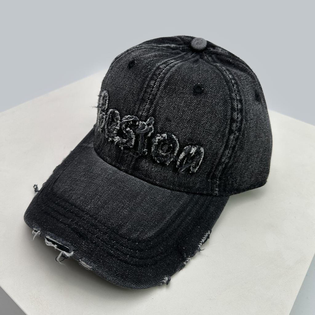 Baseball Style Instagram Letteringing Alphabet Stitched Women  Men For Neutral Gender Fresh Caps Peaked Hats Breathable Street Sunshade Distress