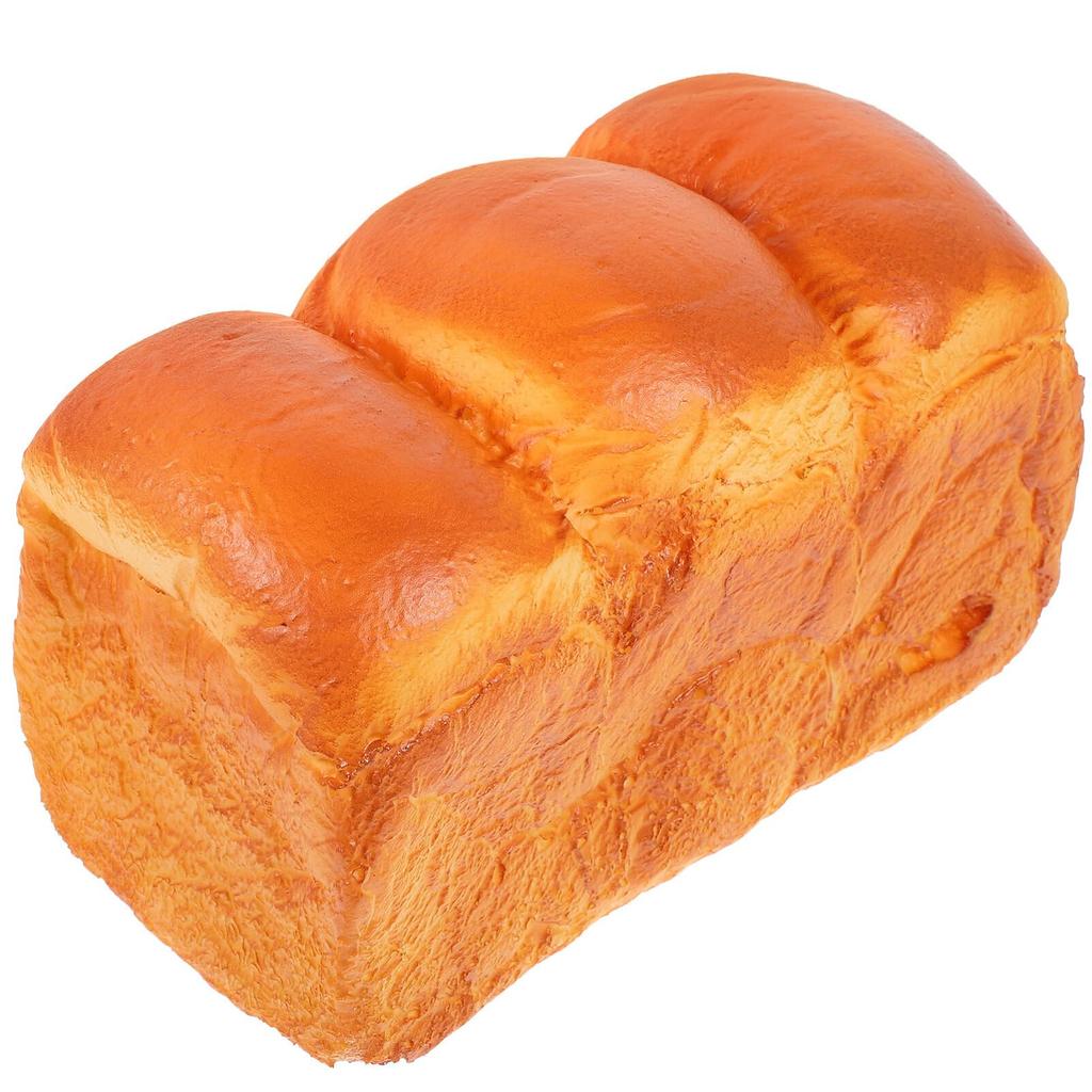 STOBOK Fake Bread Simulation Realistic Artificial Fake Food Faux Replica Bread for Party Photography Props Model, Bread, Bread, Props, Kitchen,