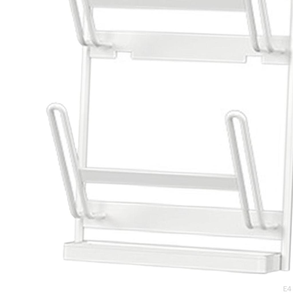 Glass or Metal Pan Cover Holder Carbon Steel Pot Lid Storage Rack for