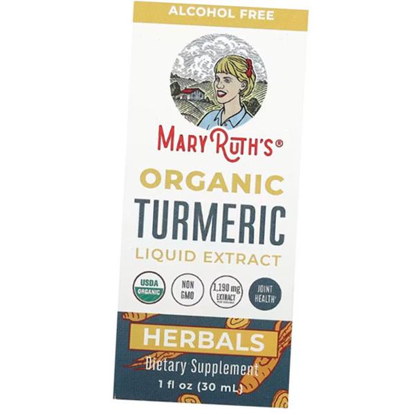 Жидкий экстракт органической куркумы, Organic Turmeric Liquid Extract, MaryRuth's  30мл (71685002)