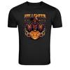 Halloween Skeleton Pumpkin Witch Graphic T-Shirt