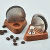 Wooden Material Coffee Puck Screen Stand Reusable Coffee Filter Storage Filter Stand Coffee Tools